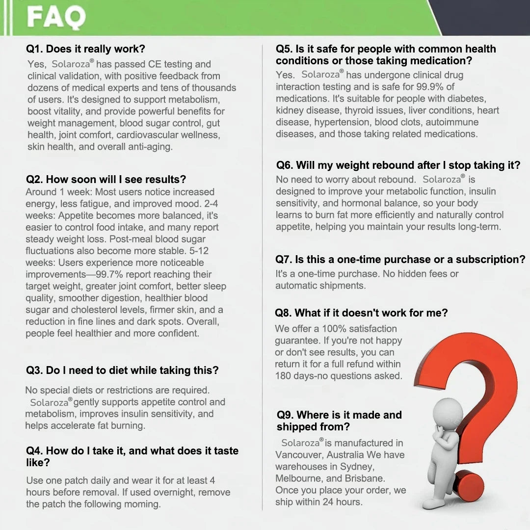 𝑶𝒇𝒇𝒊𝒄𝒊𝒂𝒍 𝑨𝑼 𝑺𝒕𝒐𝒓𝒆 |✨Solaroza® 10-in-1 Weight Loss Patch: Boost Metabolism & Burn Fat (NAD+ & Berberine)