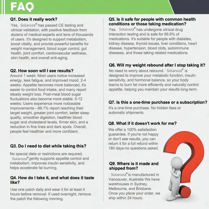 𝑶𝒇𝒇𝒊𝒄𝒊𝒂𝒍 𝑨𝑼 𝑺𝒕𝒐𝒓𝒆 |✨Solaroza® 10-in-1 Weight Loss Patch: Boost Metabolism & Burn Fat (NAD+ & Berberine)