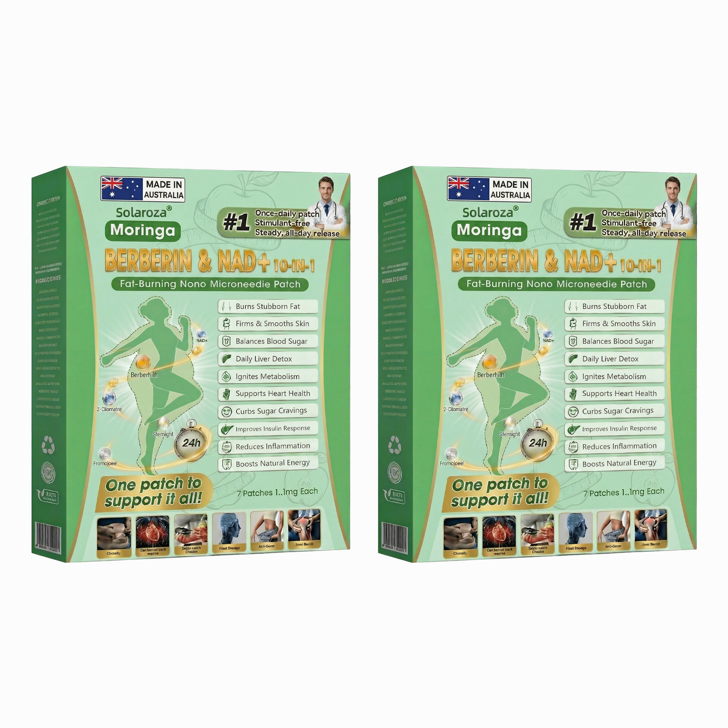 𝑶𝒇𝒇𝒊𝒄𝒊𝒂𝒍 𝑨𝑼 𝑺𝒕𝒐𝒓𝒆 |✨Solaroza® 10-in-1 Weight Loss Patch: Boost Metabolism & Burn Fat (NAD+ & Berberine)