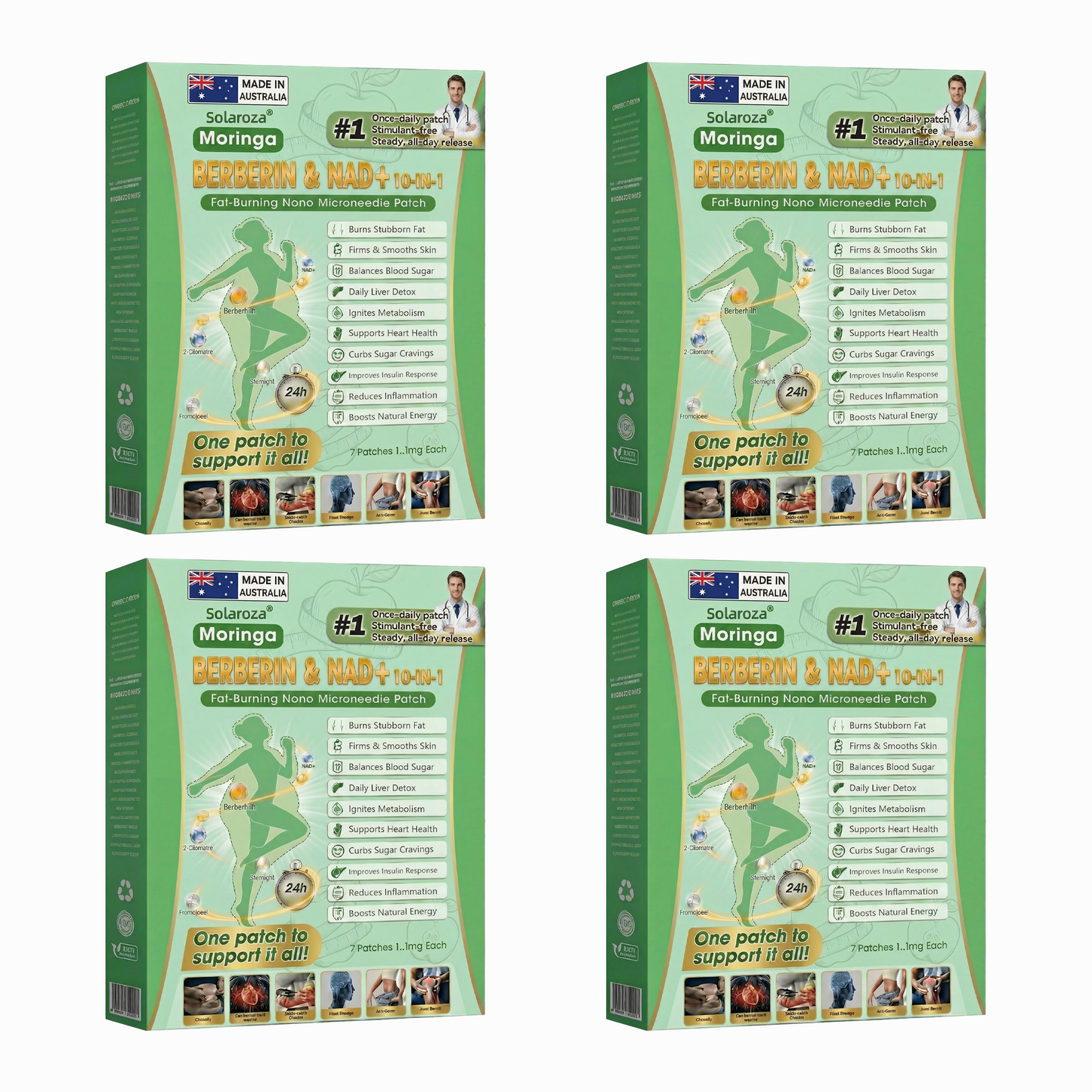 𝑶𝒇𝒇𝒊𝒄𝒊𝒂𝒍 𝑨𝑼 𝑺𝒕𝒐𝒓𝒆 |✨Solaroza® 10-in-1 Weight Loss Patch: Boost Metabolism & Burn Fat (NAD+ & Berberine)