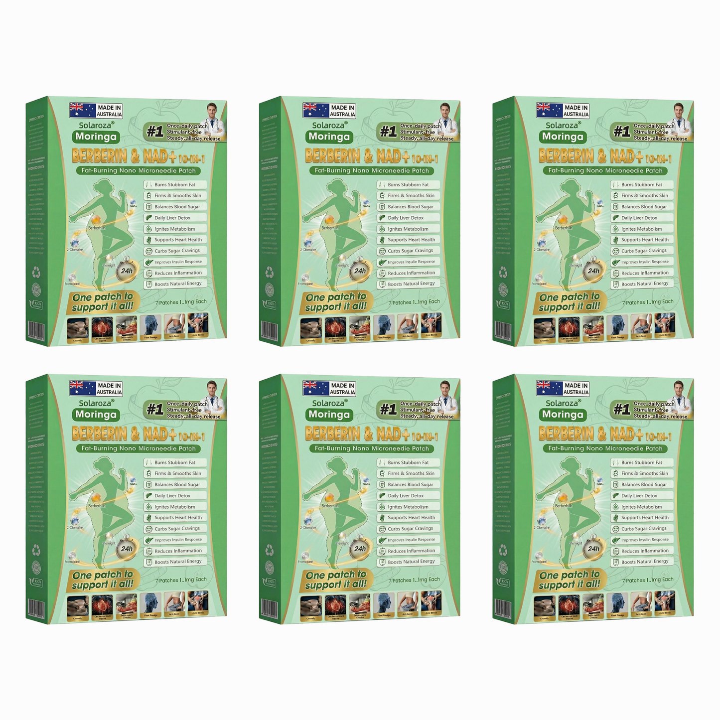 𝑶𝒇𝒇𝒊𝒄𝒊𝒂𝒍 𝑨𝑼 𝑺𝒕𝒐𝒓𝒆 |✨Solaroza® 10-in-1 Weight Loss Patch: Boost Metabolism & Burn Fat (NAD+ & Berberine)